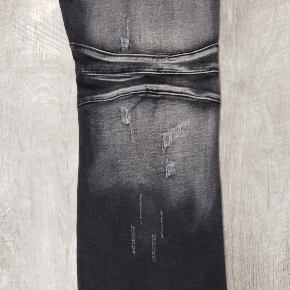 Balmain Sz 34 Designer Distressed Biker Jeans👖 - Picture 10 of 16